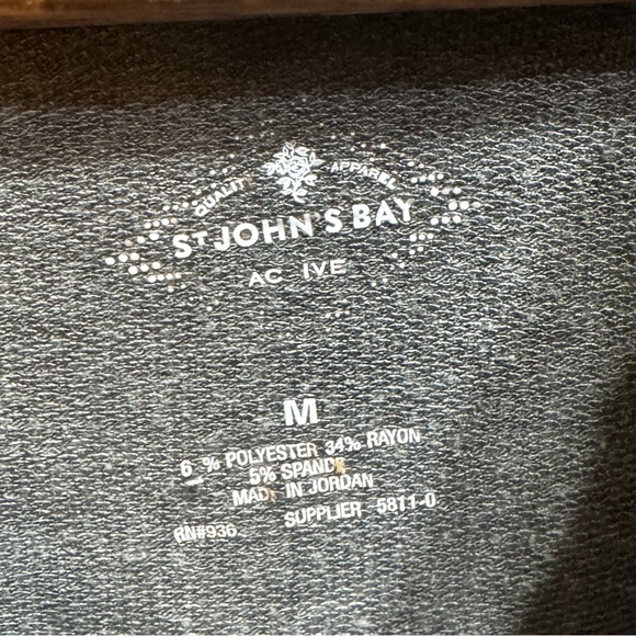 St John’s Bay Active 3/4 Zip-Up Jacket - Picture 5 of 5